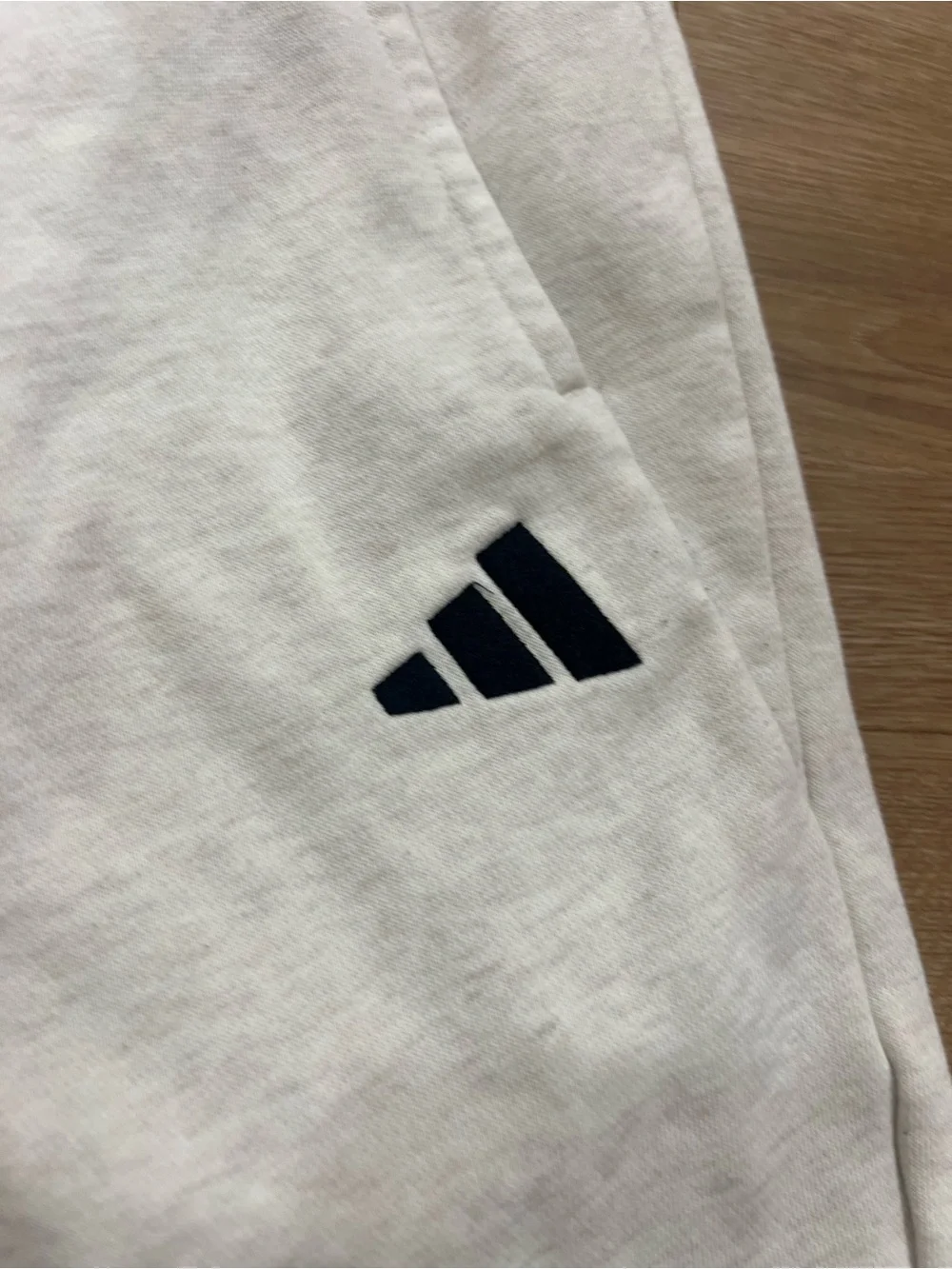 adidas boys Light Gray Fleece Jogger Sweatpants